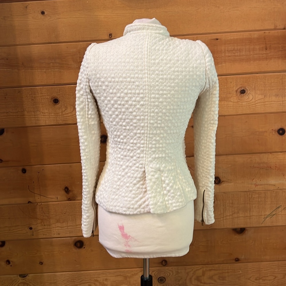 Zara Basic Cream Jacket - image 5
